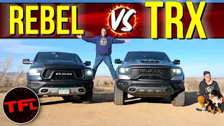 Here is What You Get for an Extra $35,000 When You Go from a Rebel to a Ram TRX!