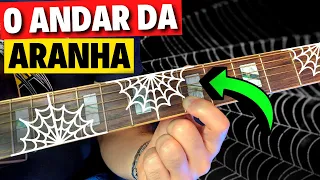 "SPIDER WALK" O melhor exercício para DESTRAVAR OS DEDOS -  Aula de violão