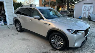 Mazda CX-90 PHEV plug-in hybrid OWNERS REVIEW.  A $42,000 8 passenger AWD SUV that gets 50+ mpg