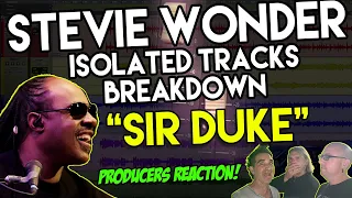 Stevie Wonder - Sir Duke [MUSICIAN REACTION & ANALYSIS] Isolated tracks S01E05