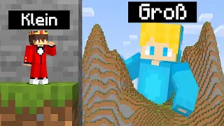 KLEIN vs GROß Hide and Seek in Minecraft