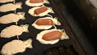 Mini Fish-shaped Bread (Bungeoppang) | Korean Street Food