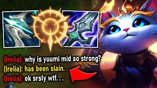 YUUMI BUT I'M MID LANE AND TILT THE ENTIRE ENEMY TEAM - League of Legends