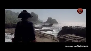 piratas del caribe 4 (2011) escena final barbossa obtiene la venganza de la reina anna