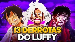 13 VEZES QUE VARRERAM A CARA DO LUFFY EM ONE PIECE!