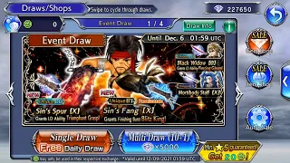 Ticket Pulls for Jecht LD & BT - Dissidia Final Fantasy Opera Omnia