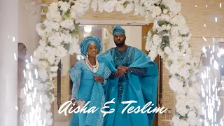 A GLIMPSE INTO OUR BEAUTIFUL NUPE & YORUBA NIGERIAN WEDDING RECEPTION IN THE UK | AISHA AND TESLIM