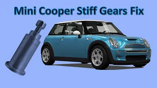 MINI COOPER  stiff gears and gearchange issues stripped and  FIXED DIY repair