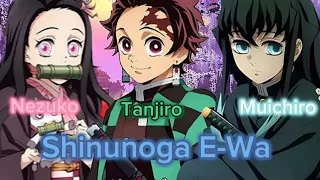 Tanjiro, Nezuko, and Muichiro Sings- Shinunoga E-Wa (AI Cover)