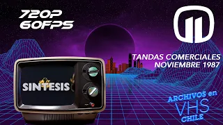 Tandas Comerciales Canal 11 + Fragmento "Sintesis" - Noviembre 1987