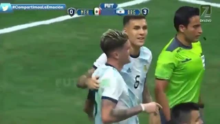 Lautaro Martinez Gol Hattrick - Mexico vs Argentina 0-4