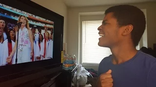 CELINE DION - "God Bless America" Super Bowl (REACTION)