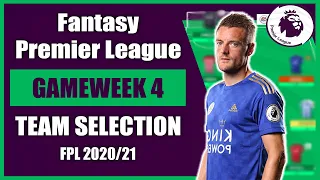 FPL TEAM SELECTION! GAMEWEEK 4 | VARDY OPTION? Fantasy Premier League 2020/21