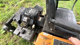 Woods Mow'n Machine 6218. Briggs & Stratton 18hp Vanguard engine start/run.