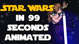 Star Wars in 99 seconds Animated | Pan-tastique