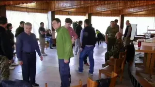 Ukraine Crisis Rehabilitation Camp: Volunteers treat soldiers returning from frontline