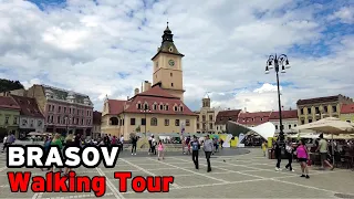 Brasov City Centre Walking Tour 2022 - Transilvania, Romania