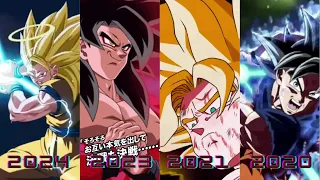 Evolution of Goku Animations 2015-2024 DBZ Dokkan Battle