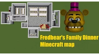 [FNaF speed build]Minecraft: Fredbear's Family Dinner V0.1