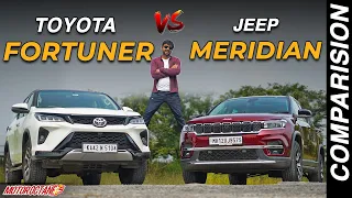 Toyota Fortuner vs Jeep Meridian Comparison  - Most Detailed!!!