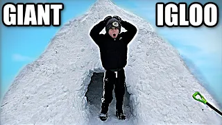 I Built the Worlds Biggest Igloo