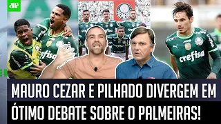 QUE DEBATE! "COM BASE EM QUÊ você fala que o Palmeiras..." Mauro Cezar e Pilhado DIVERGEM!