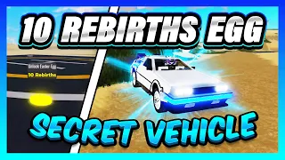 SECRET MYSTERY EGG Item At 10 REBIRTHS! - War Tycoon Delorean Gameplay