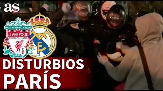 FINAL CHAMPIONS | Duras CARGAS y DETENCIONES en PARÍS | Diario AS