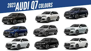 2023 Audi Q7 - All Color Options - Images | AUTOBICS