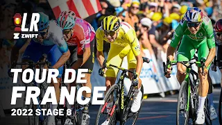 Jumbo Visma Play A Dangerous Game | Tour de France Stage 8 2022 | Lanterne Rouge x Zwift