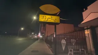 East Fremont Street, the dark side of Downtown, Las Vegas.