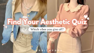 find your aesthetic Quiz❤️🌷 Which vibe you give off!
