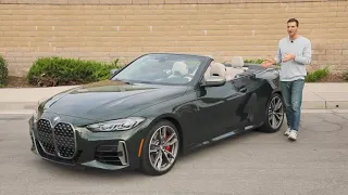 2022 BMW 4 Series Convertible Test Drive Video Review