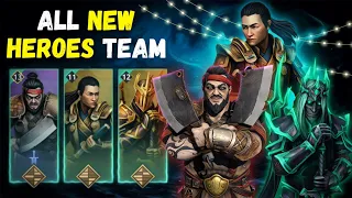 New Heroes Team 😎🔥 || itu , Butcher and KOTL 🥵 || Epic x legendary Battle || Shadow Fight 4 Arena