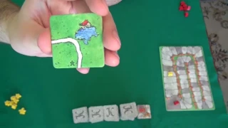 Каркассон играем в настольную игру, board game Carcassonne