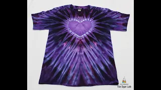 How To Make An Inclined Heart Ice and Liquid Dye Tie Dye Shirt