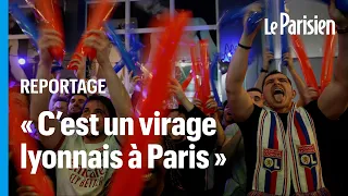 400 supporters de l'OL reforment un virage de Gones à Paris