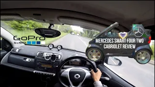 Mercedes Smart FourTwo cabriolet POV review (THE CHEAPEST CONVERTIBLE YOU CAN BUY) #smart #mercedes