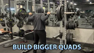 BUILD  MASSIVE QUADS | How To Do LEG EXERCISES!