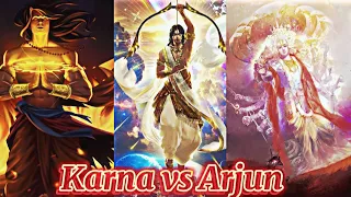 Karna vs Arjun video 🚩😲🥶 || Mahabharata video karna Arjun #hindumantra #kattarhindu #karna #arjun