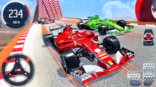 Formula Car Racing Stunts Simulator 2023 - Impossible Car Mega Ramp 3D - Android GamePlay #9