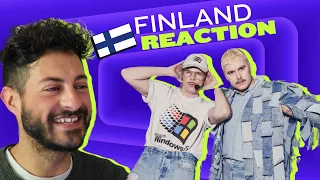 LET'S REACT TO EUROVISION 2024 🇫🇮 FINLAND| WINDOWS95MAN - NO RULES
