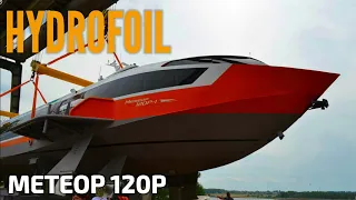 HYDROFOIL. Спуск на воду судна Метеор 120Р в Нижегородской области