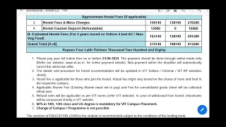 VIT FRESHERS PORTAL How to use for "FEE PAYMENT" ??🤔