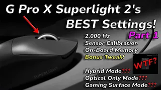 BEST Settings Part 1: Logitech G Pro X Superlight 2 | Set On-Board Memory | Maximize Your GPX 2!