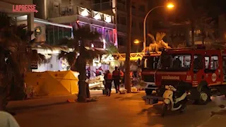 Palma di Maiorca: il video della terrazza del ristorante crollata, ipotesi peso eccessivo. Mort...