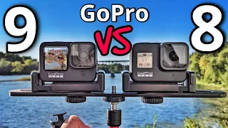 GoPro Hero 9 VS GoPro Hero 8 Camera Comparison!