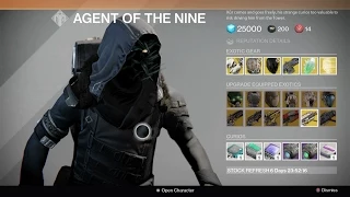 Destiny - Xur Agent Of The Nine Location & Exotic Items! Thunderlord! Week 35 (May 8-10)