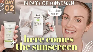 💛 14 DAYS OF SUNSCREEN | DAY 2 -  Dr. G Green Mild Up Sun+ SPF