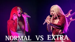 Ava Max's Normal Vs Extra Vocals Live